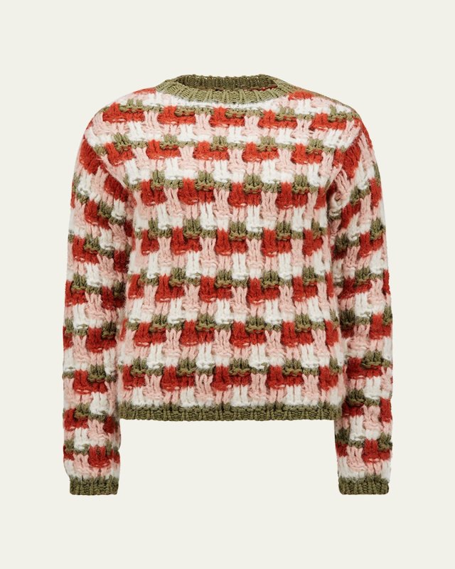 Alpaca-Blend Crewneck Sweater